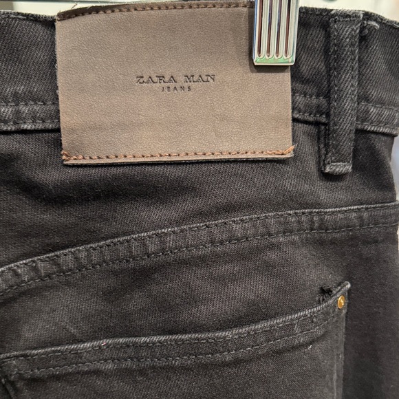 Zara Men's Bootcut Jeans in Black - Picture 5 of 5